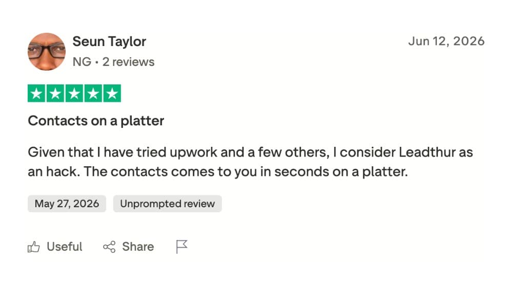 Trustpilot review 2
