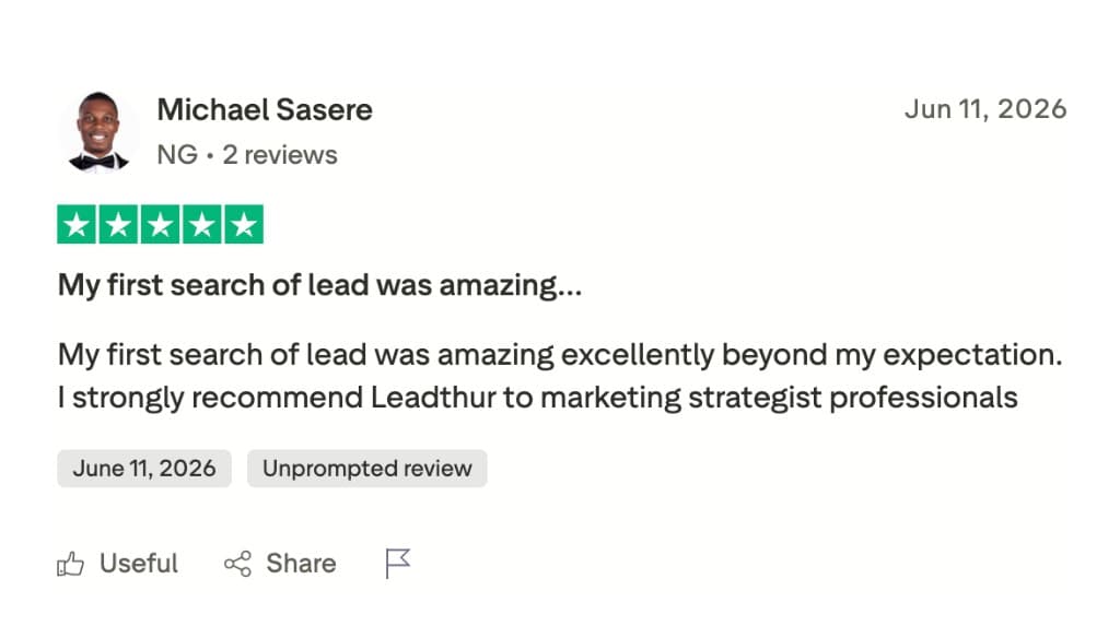 Trustpilot review 3