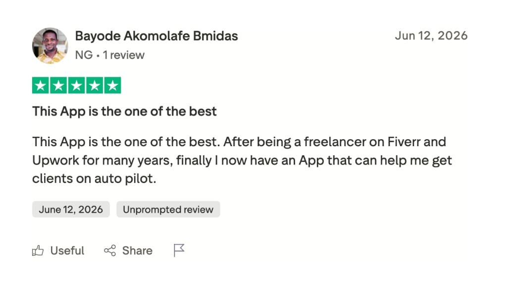 Trustpilot review 4
